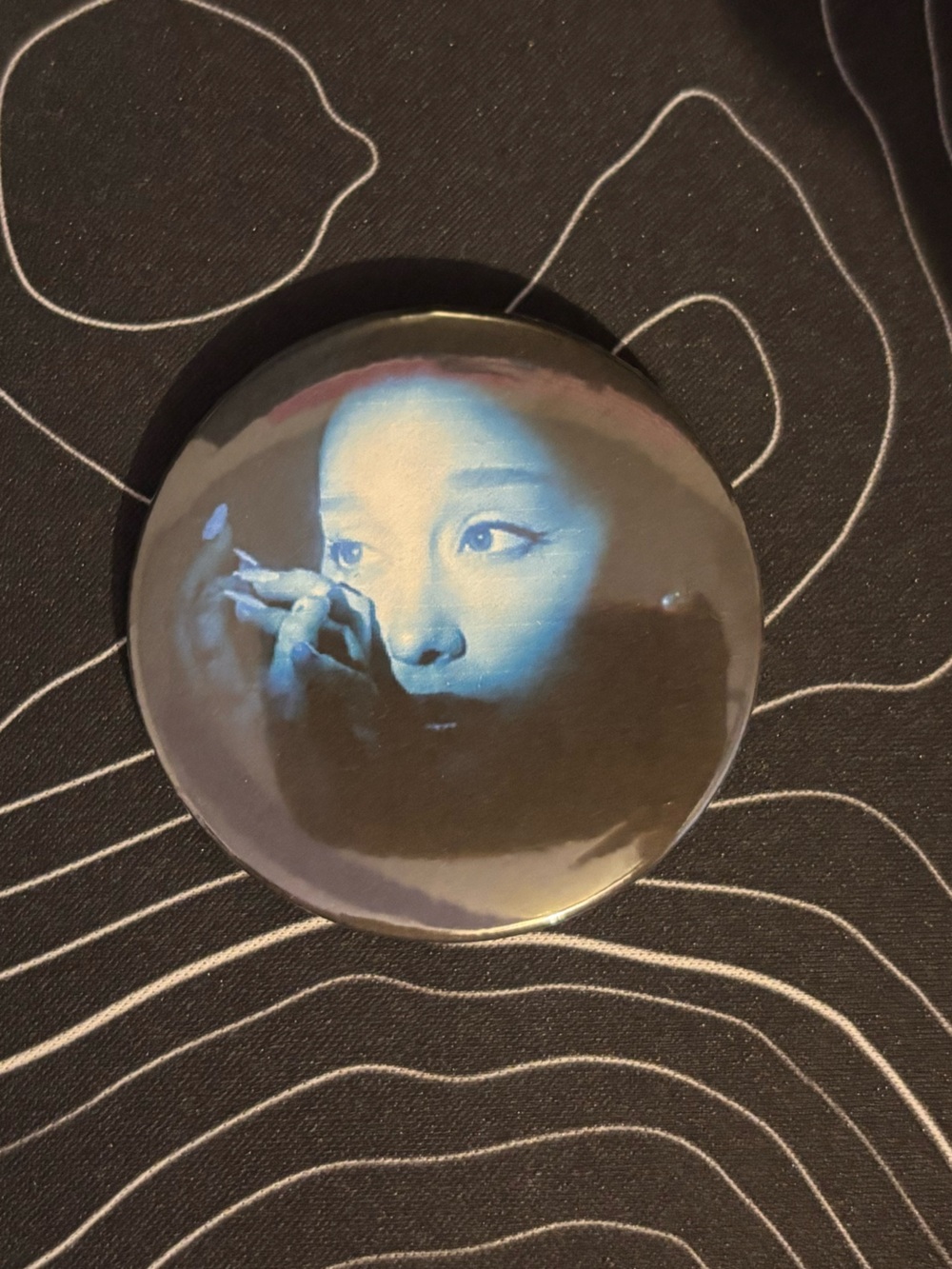 Ariana Grande Eternal Sunshine Button Pin